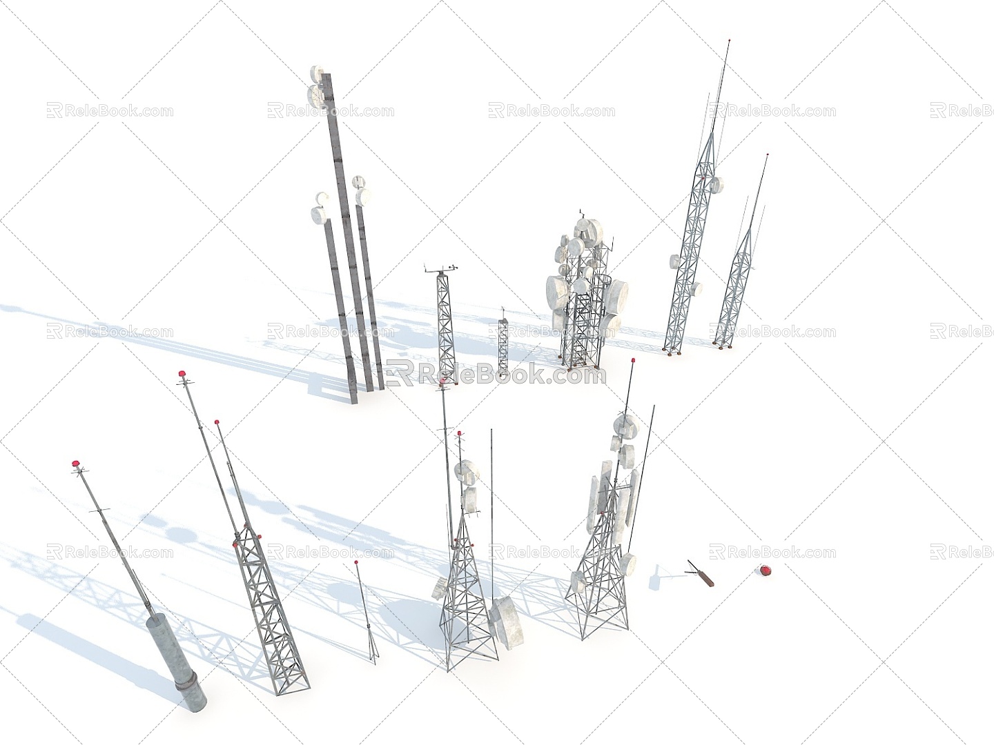 Signal tower 3d model