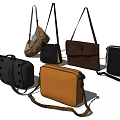 Fashionable Various Style Bags With Crossbody Handheld Designs And Multiple Colors