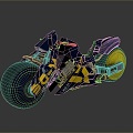 Motorcycle Two-wheeled Motorcycle Cross-country Motorcycle Road Race Motorcycle Motor Vehicle Transport 3d model