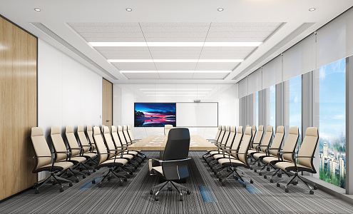 Modern Conference Room Large Conference Room 3d model