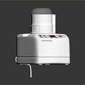White Industrial Equipment With Control Panel Digital Display And Operation Buttons