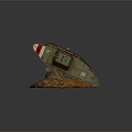 Old tanks Modern tanks Broken tanks 3d model