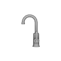 Simple Single Lever Handle Faucet With Curved Spout For Kitchen And Bathroom