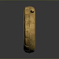 Golden Circular Decorative Item With Intricate Eye Design And Ancient Symbols