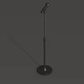 Computer Microphone with Adjustable Stand for Recording and Streaming Use 3d model