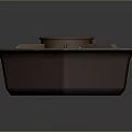 Traditional Assorted Side Dishes in Octagonal Wooden Container with Red Sauce and Fresh Vegetables