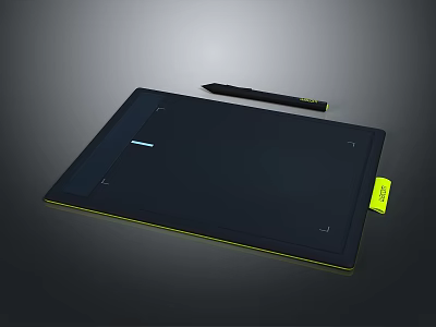 Professional Digital Drawing Tablet With Stylus Pen For Graphic Design And Digital Art 3d model