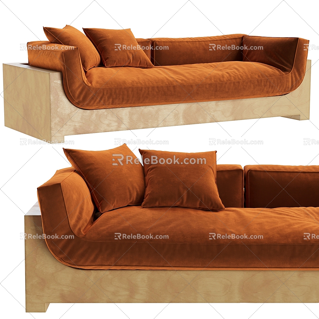 Starland Band FRANCK Sofa 3d model