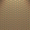 Golden Geometric Pattern Textured Building Exterior Wall Decorative Panel Design 3d model
