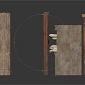 Wooden Furniture Collection With Carved Lattice Patterns And Various Styles