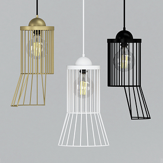 Modern chandelier 3d model