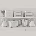 Modern Kitchen Appliances Collection With Toasters Kettles And Microwave Ovens