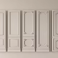 Jianou clapboard combination 3d model