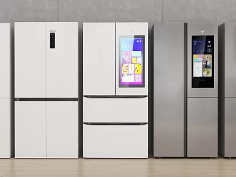 Refrigerator 3d model 3d model