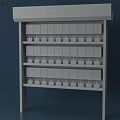 Modern slag sample box 3d model