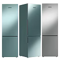 Modern Refrigerators With Various Styles Colors And Door Designs For Home Kitchens