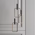 Modern Contemporary Pendant Lights With Curved And Geometric Metal Design For Interior Ceiling