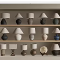 Quite table lamp pottery pot table lamp 3d model