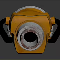 Orange Heavy Duty Hydraulic Jack With Pressure Gauge Black Handles And Stable Base