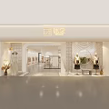 Modern Minimalist Womens Clothing Store Interior With Chic Apparel Display And Stylish Mannequin Layout