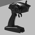 Black Game Controller With Ergonomic Grip Knob And Stable Base Design For Gaming