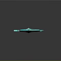 Glowing Blue Enchanted Magic Sword With Fantasy Design And Illuminated Effects