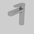 Modern Single Handle Faucet With Sleek Metallic Design For Kitchen Sink