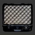 Open Hard Shell Storage Case Containing Space Exploration Tools For Astronaut Missions