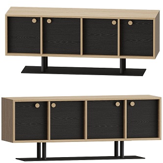 buttons TV cabinet 18 3d model