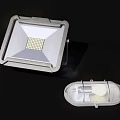 LED Floodlight With Transparent Cover For Outdoor Lighting Use