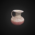 Old clay pot 3d model