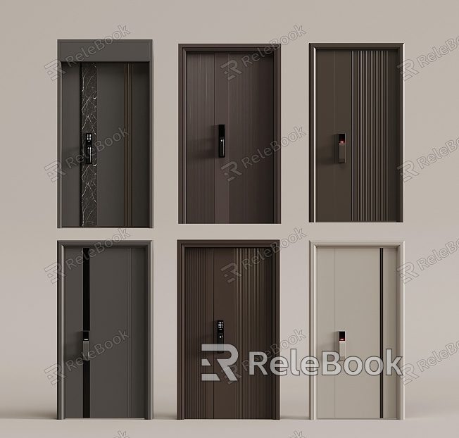 Entry door security door model