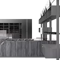 Modern Kitchen Cabinets Interior Design With Marble Island And Sleek Countertop