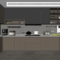 Modern Kitchen Interior Design With Sleek Cabinets Island Countertop And Appliances