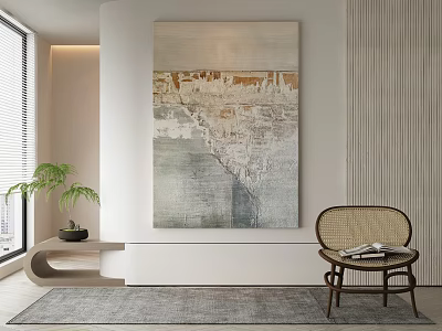 modern decorative painting 3d model