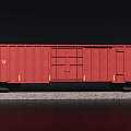 Modern container train container stuffy tank truck box 3d model