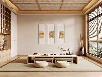 Japanese Tea Room 3d model