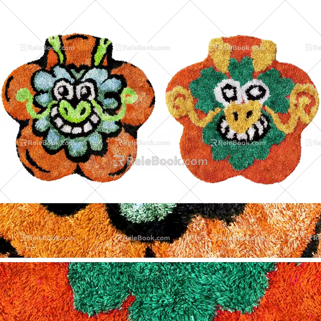 plush carpet 3d model