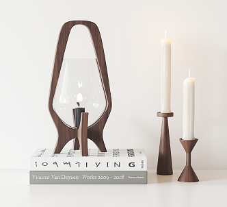 Modern candlestick jewelry combination 3d model