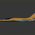Futuristic Orange Spacecraft With Aerodynamic Design And Transparent Cockpit For Space Exploration
