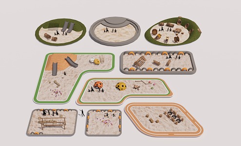 Sandpit Collection Sandpit Toy 3d model