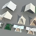 Various Camping Tents With Different Designs And Color Options For Outdoor Use