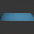Blue Plastic Pet Bowl For Feeding Dogs And Cats At Home