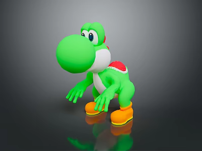 Turtle Cartoon Turtle Snapping Turtle Chickbill Turtle Reptile Cold Blooded Animal Reptile Class 3d model