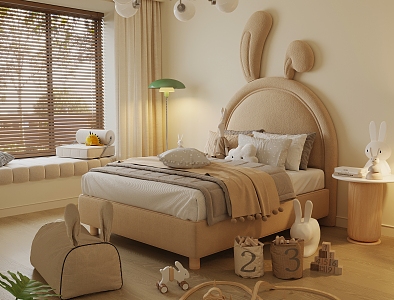 Children's bed 3d model