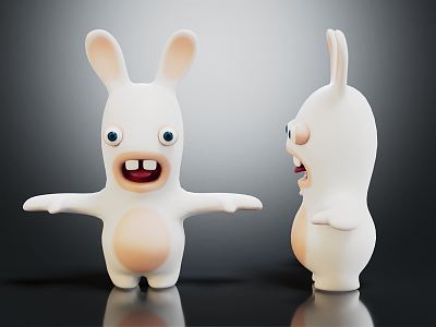 Modern toy rabbit model