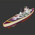 Ship Ship Warship Warship 3d model