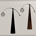 Floor lamp combination 3d model
