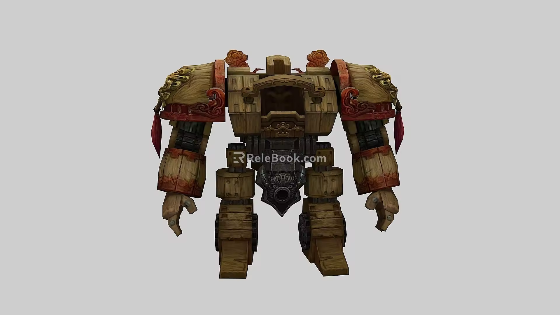 Realistic Puppet Car Wooden Puppet Machine Puppet Wooden Man Wooden Robot Tomb Puppet Game BOSS Car Mount Monster 3d model
