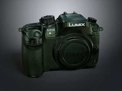 Professional Lumix GH4 Digital Camera Body With Advanced Features And Design 3d model